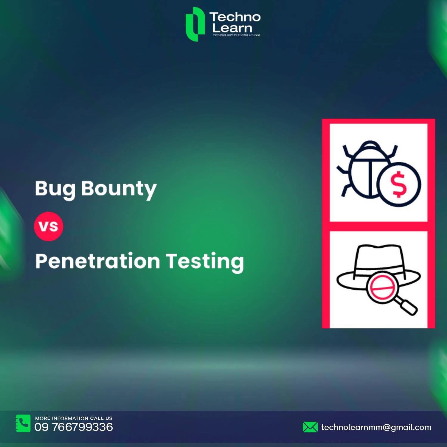 Image for bug bounty vs penetration testing post